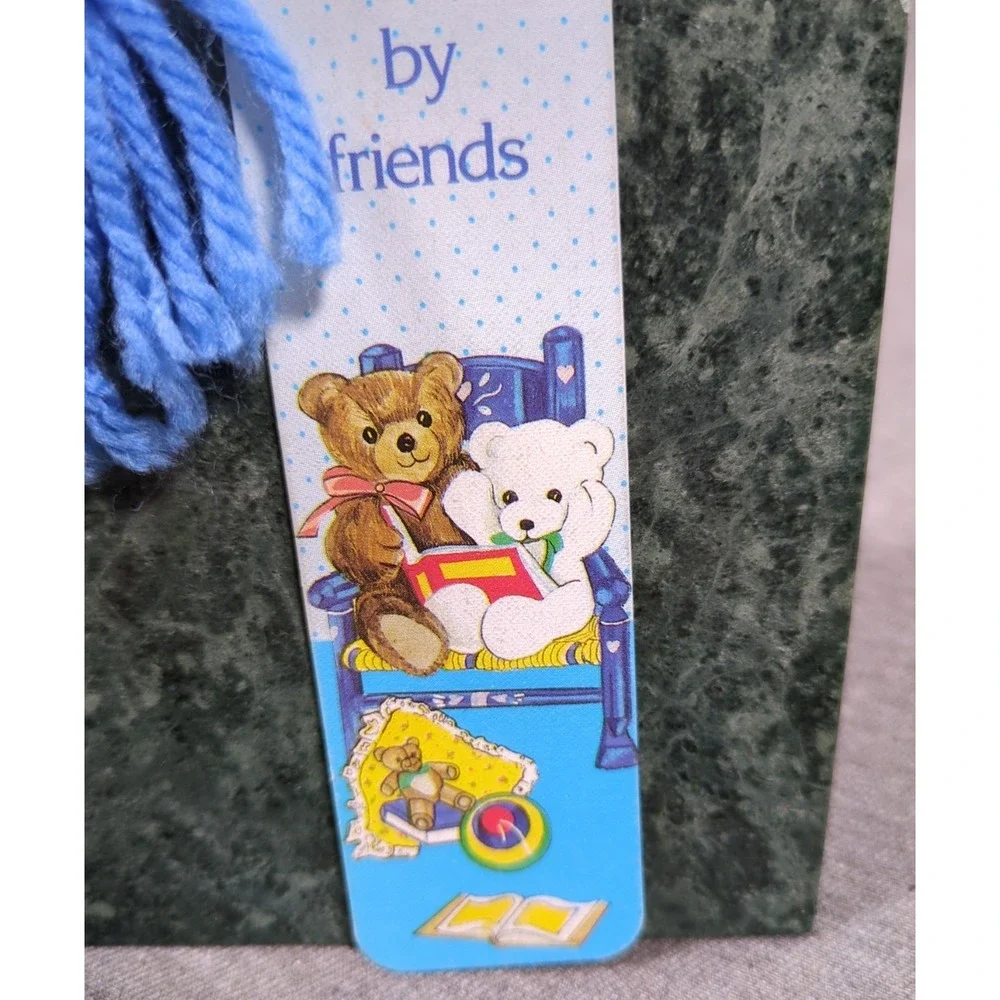 Vtg 1985 ANTIOCH Bearly Yours BOOKMARK 1985 The Best Times are Shared by Friends